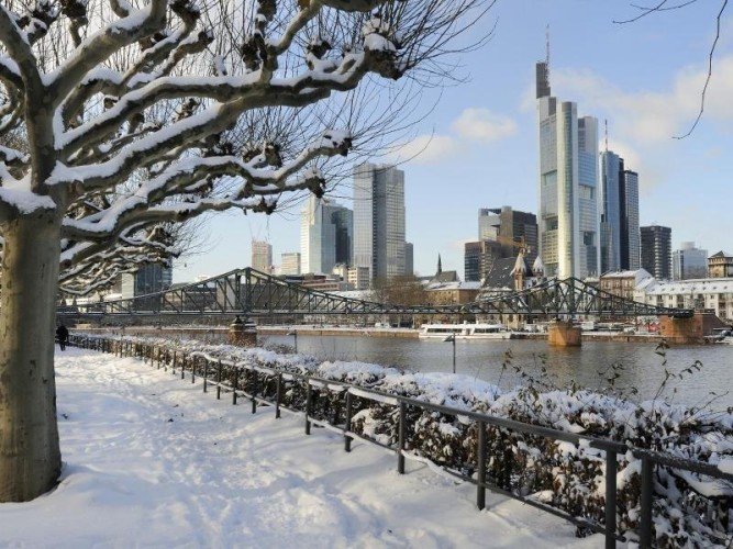 Франкфурт-на-Майне зимой