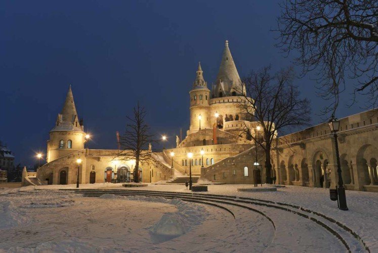 Рыбацкий_Бастион_зимой,_Будапешт