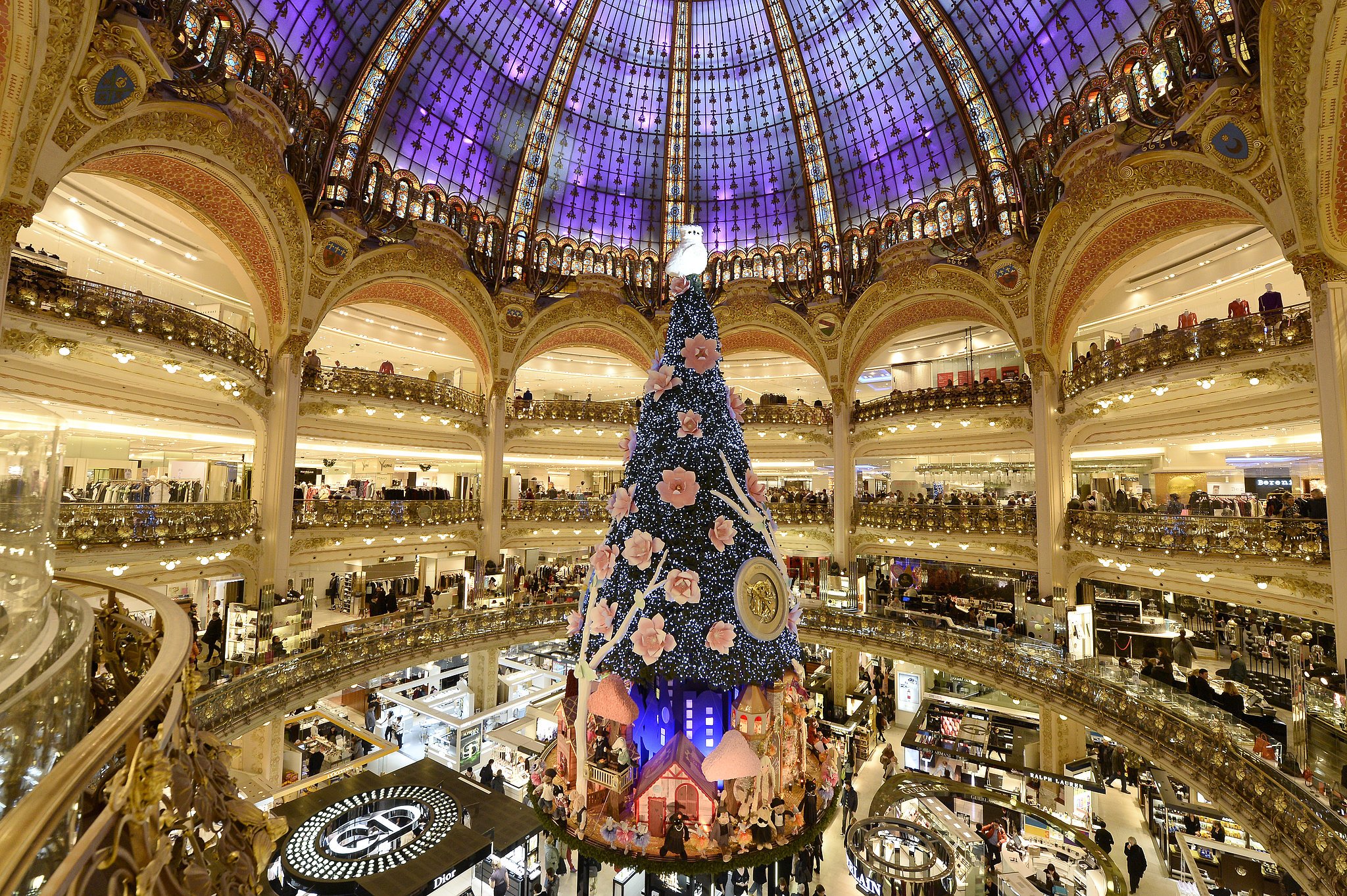 paris-galeries-lafayette-installed-its-magnificent-christmas-tree